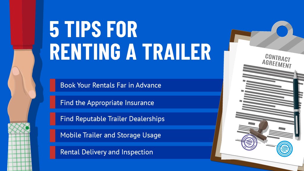 5 tips for renting a trailer. 