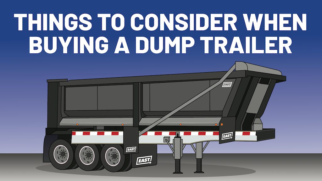 Graphic of a dump trailer. 