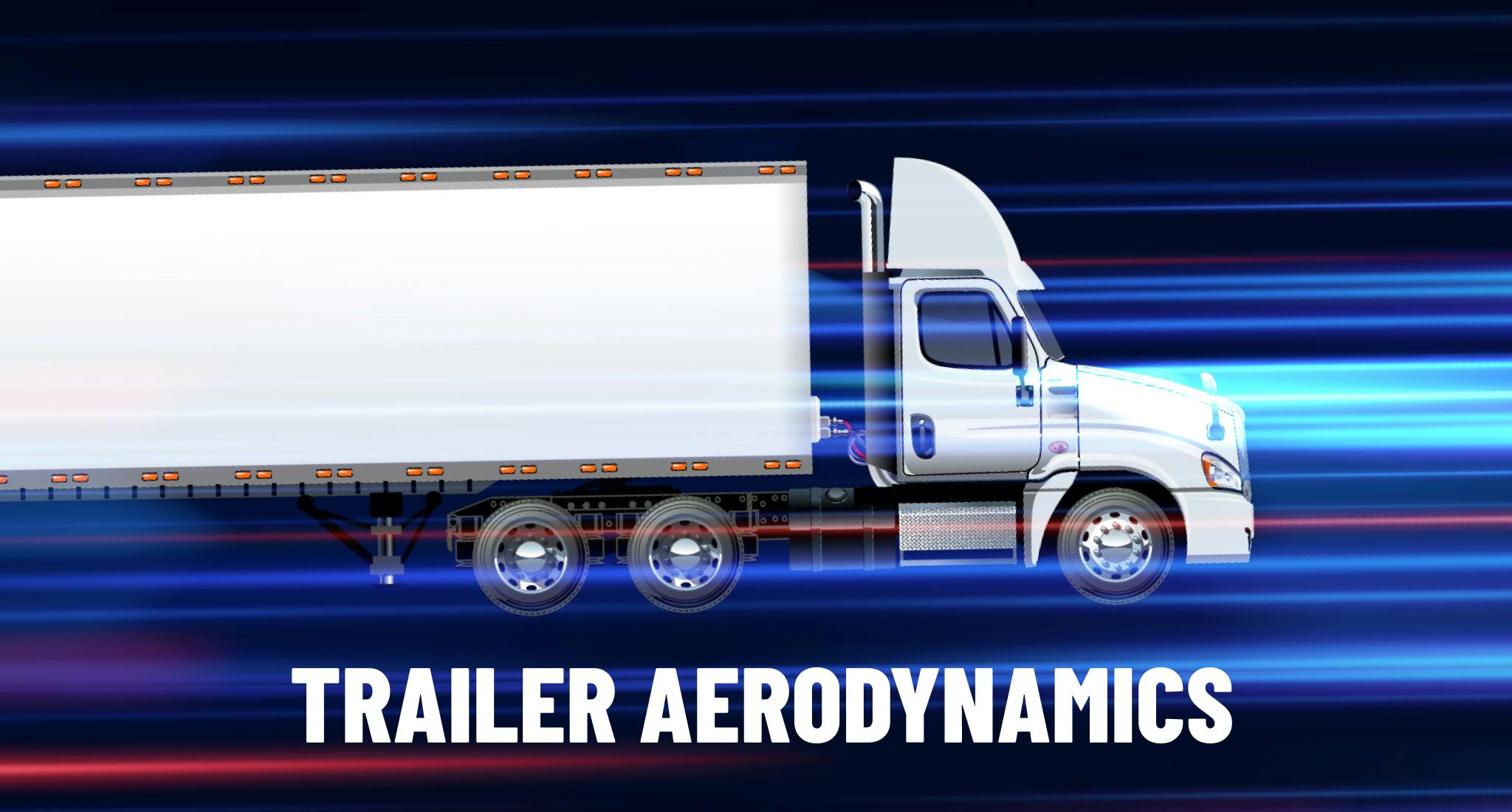 Trailer aerodynamics graph. 